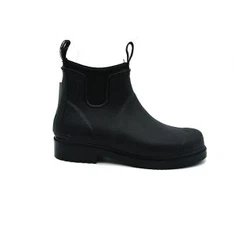 Dömur ökkla gúmmístígvél með gervigúmmífóðri